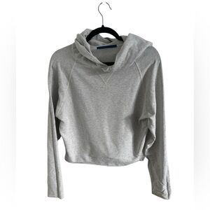 Lululemon Gray Cropped Hoodie